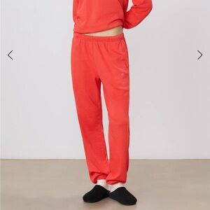 Eterne Red Track Pants